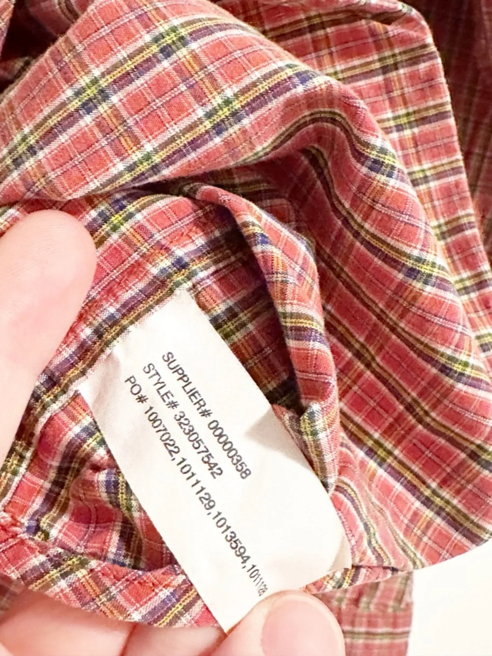 Ralph Lauren Boys S (8/10) Plaid Button Down Shirt Red Blue Yellow Preppy